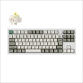 Q3M-P4-JIS Keychron Q3 Max QMK/VIA ワイヤレス カスタム・メカニカルキーボード - RGB - JIS配列（テンキーレス）- シェルホワイト / Gateron Jupiter スイッチ（ホットスワップ）バナナ軸
