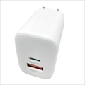 HD-AC2P20WH HIDISC PD20W USB充電器 2台同時に急速充電できる