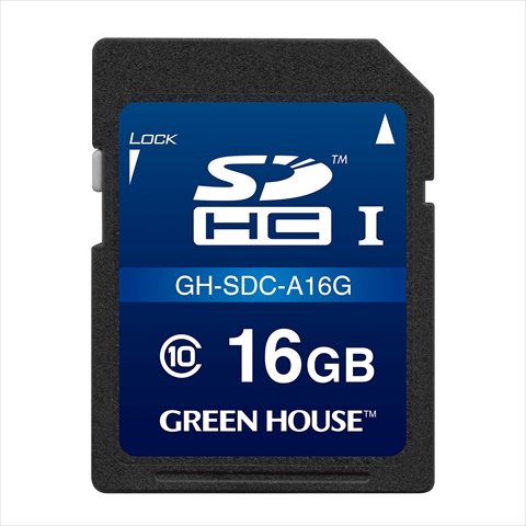 GH-SDC-A16G  MLC搭載  高耐久性ﾄﾞﾗﾚｺ/ｱｸｼｮﾝｶﾒﾗ向け向けSDHCカード ☆6個まで￥250クリックポスト対応可能！