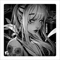 Kazemi Glass Mousepad Dark 50 x 50 cm gw-kazemi-dark-5050