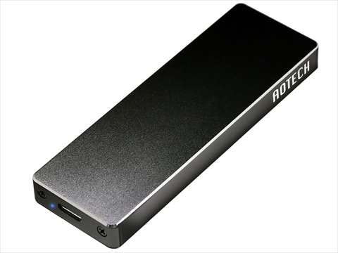 AOK-M2NVME-U31G2　（M.2 NVMe SSD to USB3.1 Gen.2対応アルミケース）