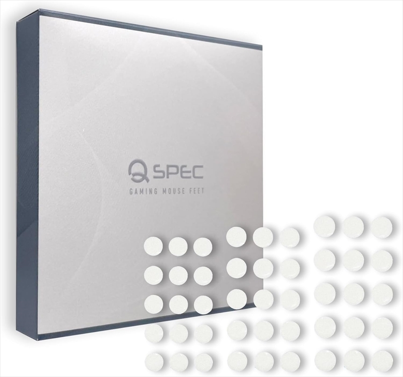 QSPECマウスソール汎用丸形5mm 6mm 7mm 各15個 (SURUGA_PTFE)