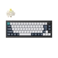 Q2M-M4-JIS Q2 Max QMK/VIA ワイヤレス カスタム・メカニカルキーボード - RGB - JIS配列（テンキーレス）- カーボンブラック / Gateron Jupiter スイッチ（ホットスワップ）バナナ軸