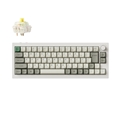 Q2M-P4-JIS Q2 Max QMK/VIA ワイヤレス カスタム・メカニカルキーボード - RGB - JIS配列（テンキーレス）- シェルホワイト / Gateron Jupiter スイッチ（ホットスワップ）バナナ軸