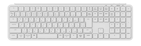 B6P-K2-JIS Keychron B6 Pro ウルトラスリム ワイヤレスキーボード - JIS配列（テンキー付 / 100%フルサイズ） / シザースイッチ（本体カラー：ホワイト）