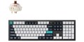 Q6M-M3-US Q6 Max QMK/VIA ワイヤレス カスタム・メカニカルキーボード - RGB - US配列（テンキー付 / 100%フルサイズ）- カーボンブラック / Gateron Jupiter スイッチ（ホットスワップ）茶軸