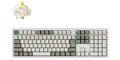 Q6M-P4-JIS Q6 Max QMK/VIA ワイヤレス カスタム・メカニカルキーボード - RGB - JIS配列（テンキー付 / 100%フルサイズ）- シェルホワイト / Gateron Jupiter スイッチ（ホットスワップ）バナナ軸
