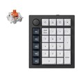 Q0M-M6 Keychron Q0 Max QMK ワイヤレスカスタム・テンキー - 組み立て済み / カーボンブラック / 静音 スイッチ（ホットスワップ）赤軸