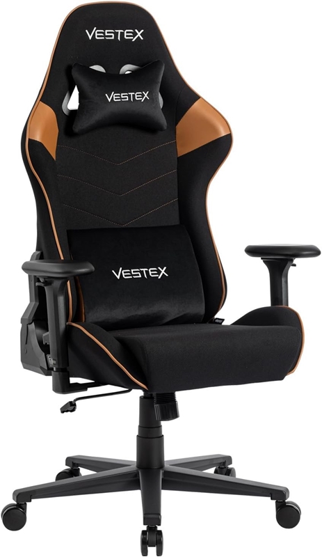 VES-S2BR 高撥水ハイグレードファブリックゲーミングチェア ブラウン