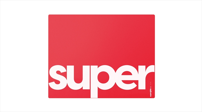 Superglide 2 Glass Mousepad L Red SGPLR2