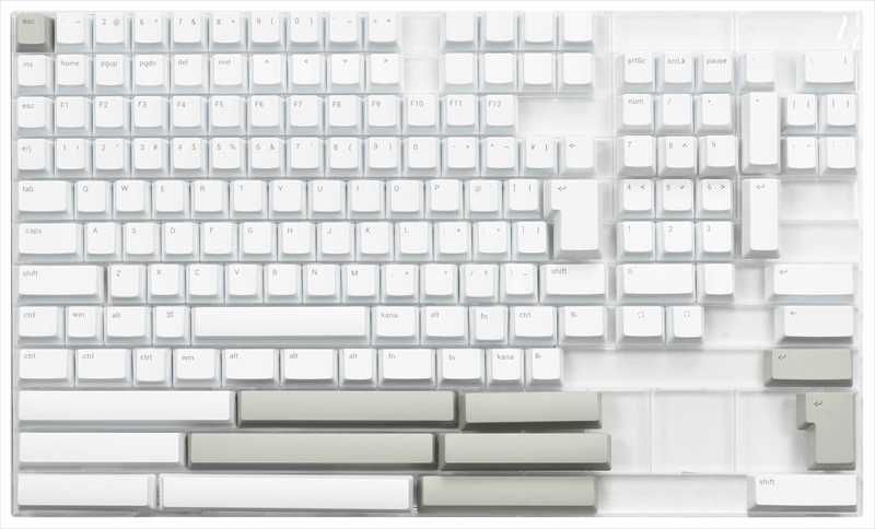 GRAPHT Designer Keycaps - Matte White (158 keys) GRT046-DKC-WT