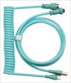 GRAPHT コイルケーブル USB TypeC-A (ライトグリーン) GRT053-LGR-ONE