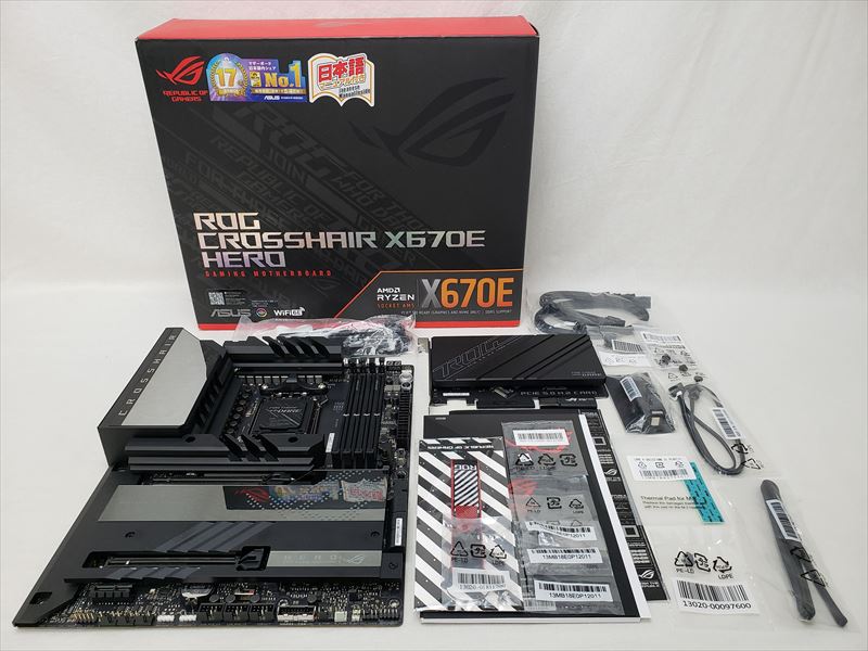 ROG CROSSHAIR X670E HERO 各サイトで併売につき売切れのさいはご容赦 
