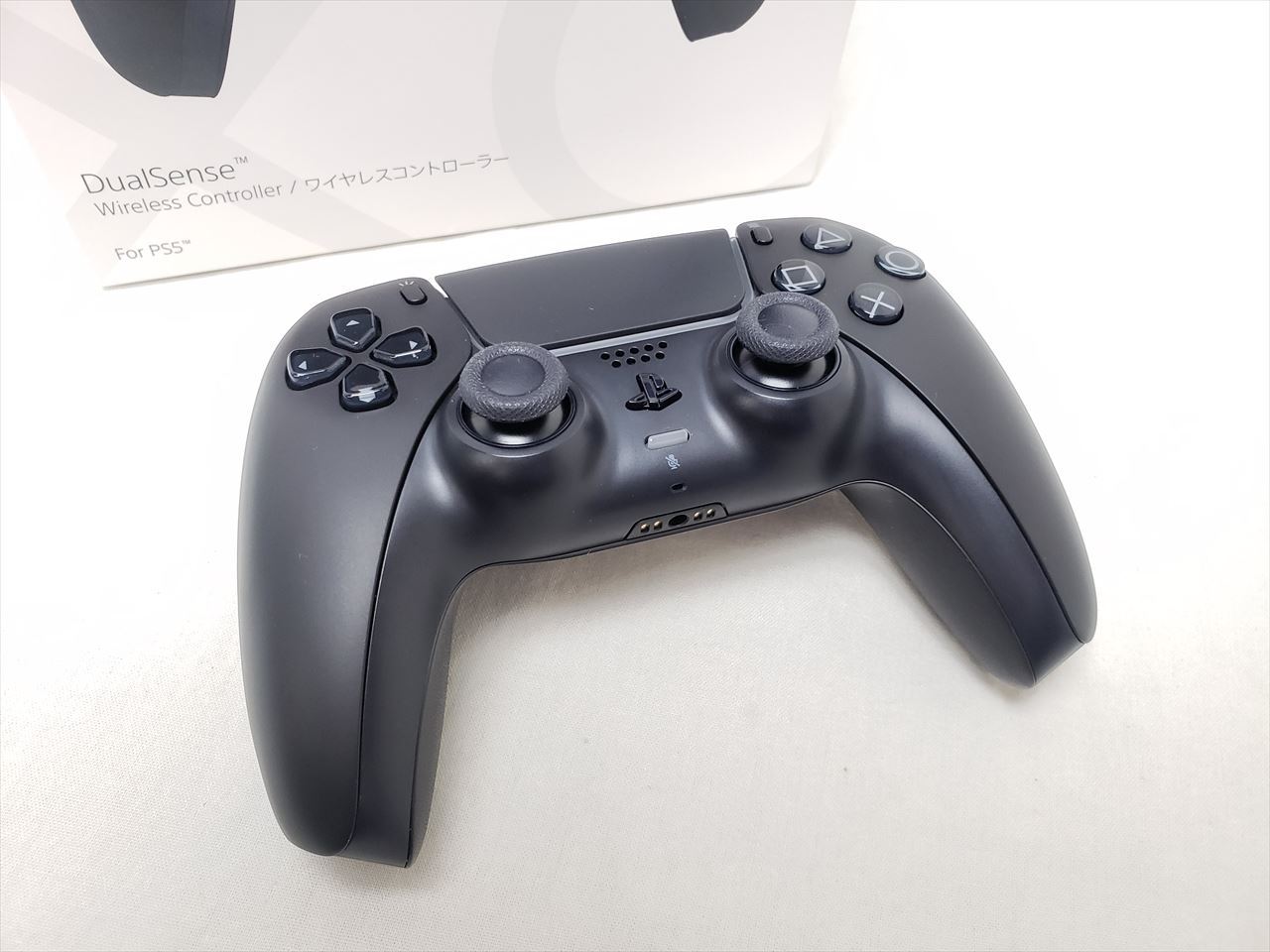 PS5 DualSense ワイヤレスコントローラー ミッドナイトブラック
