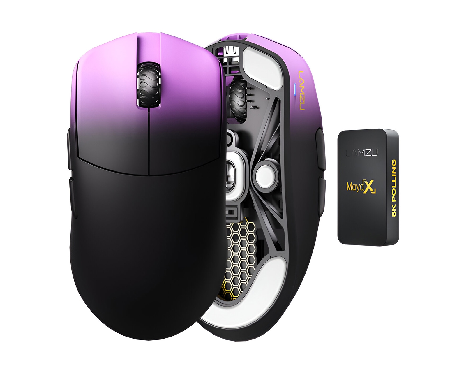 豪奢な Lamzu MAYA X Purple Shadow | マウス | ゲーミングデバイス マウス・トラックボール