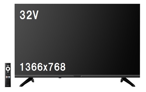 GH-GSK32GTVMA-BK 32V型 Google液晶ﾃﾚﾋﾞ チューナーレス