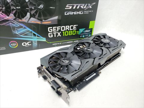 ビデオカード ASUS ROG STRIX GTX 1080 A8G GAMING 8GB (GDDR5X