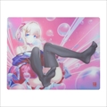 D-GLOW 【影】 AWA Pink コントロール型ガラスマウスパッド 500x400mm 数量限定特価！