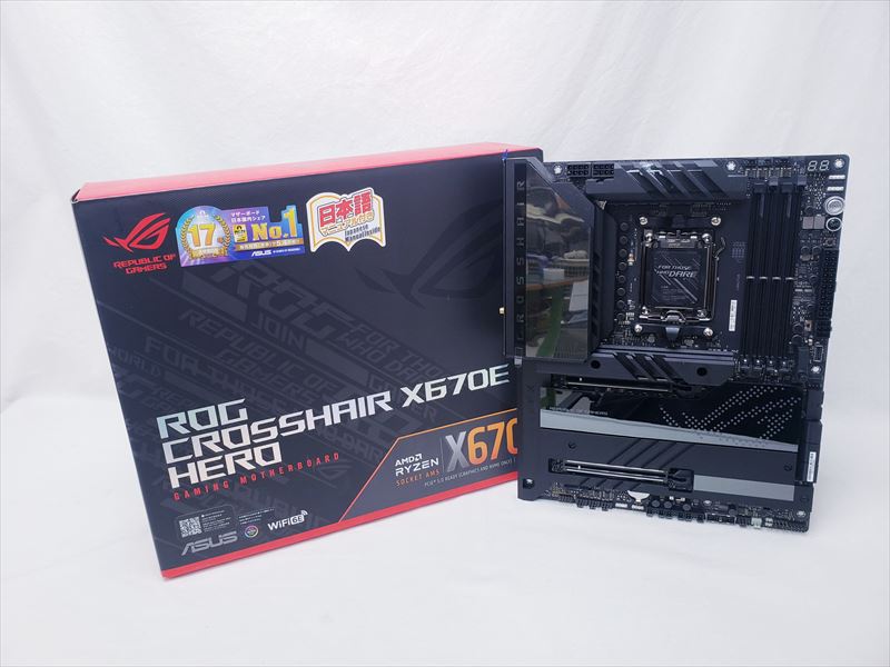 ROG CROSSHAIR X670E HERO 各サイトで併売につき売切れのさいはご容赦 