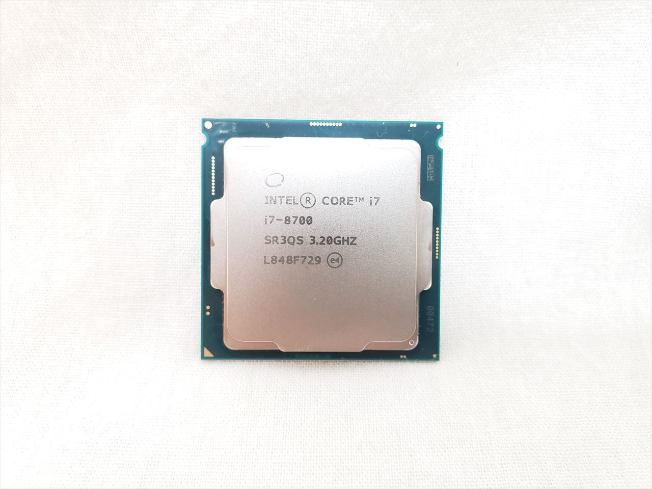 CPU intel core i7-8700（Intel Core i7-8700 (3.2Ghz) LGA1151