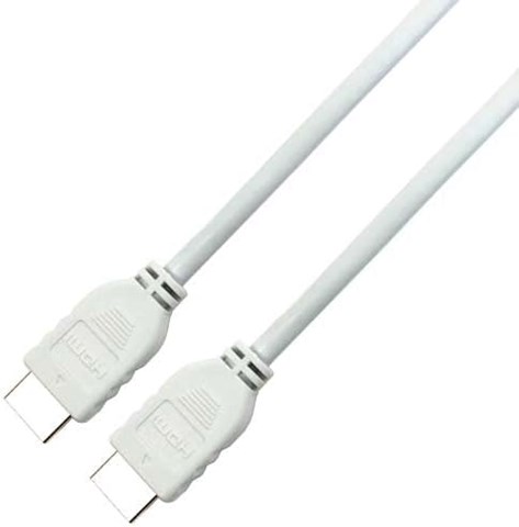 LDC-18GHDMI10-WH 4K、60fps対応、Ver2．0 HDMIケーブル ホワイト 1m ☆2個まで￥250クリックポスト対応可能！