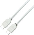 LDC-18GHDMI10-WH 4K、60fps対応、Ver2．0 HDMIケーブル ホワイト 1m ☆2個まで￥250クリックポスト対応可能！