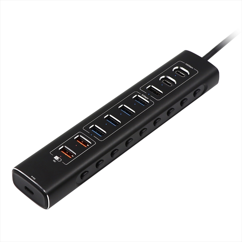 IPT-10HUB-GEN2 USB3.2 Gen2接続 10ポート USBハブ