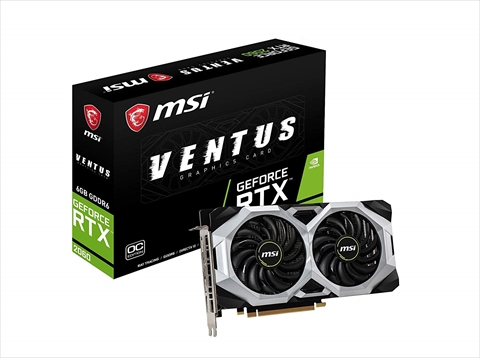 【クリックで詳細表示】GeForce RTX 2060 VENTUS 6G OC