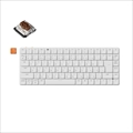 K3M-O3-JIS K3 Max QMK/VIA ワイヤレス カスタム・メカニカルキーボード - White LED - JIS配列（テンキーレス） / ホワイトボディ - Gateronロープロファイル2.0スイッチ茶軸