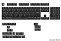 Glorious GPBT Basics Keycaps Classic Black - US - Retail GLO-KB-ACC-KC-GPBT-BA-CBLK-US