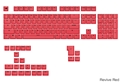 Glorious GPBT Basics Keycaps Revive Red - US - Retail GLO-KB-ACC-KC-GPBT-BA-RRED-US