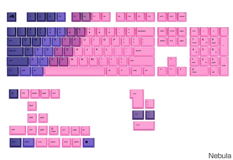GPBT Gradient Keycaps - Nebula - US - Retail GLO-KB-ACC-KC-GPBT-GR-NEB-US