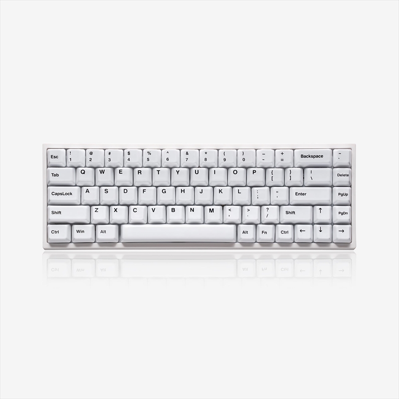 CERAMIC KEYCAP SET V2 with Legends white