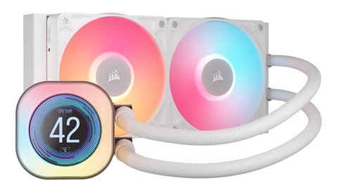 iCUE LINK TITAN 240 RX RGB LCD -White- (CW-9061025-WW) 