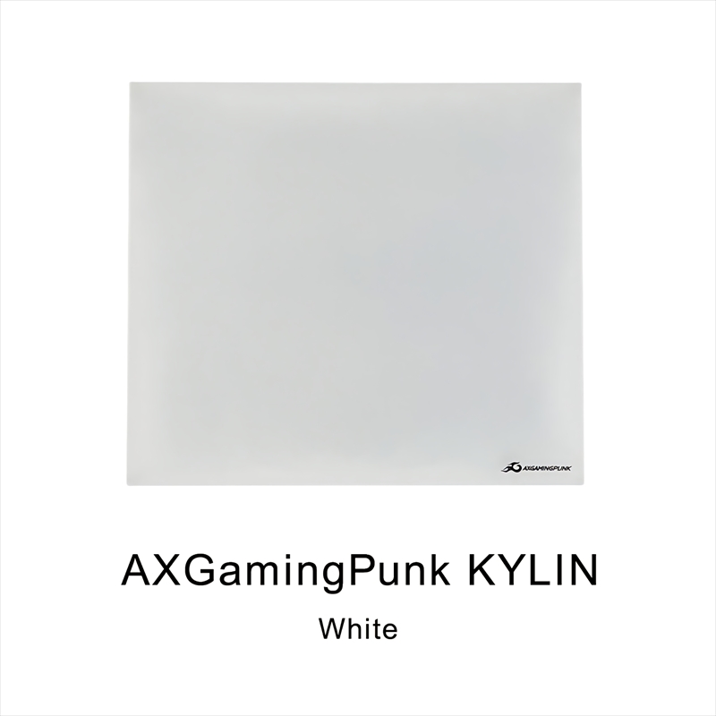 AXGAMINGPUNK KYLIN ガラスマウスパッド コントロールタイプ White AX-KN-Cl-WH