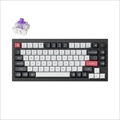 Q1H-M1-US Q1 HE マグネットスイッチ搭載 QMKワイヤレス・カスタムメカニカルキーボード - RGB - US配列（テンキーレス）- カーボンブラック / Gateron ダブルレール・マグネティックスイッチ Nebula（ホットスワップ）