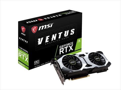 【クリックでお店のこの商品のページへ】GeForce RTX 2080 Ti VENTUS 11G OC