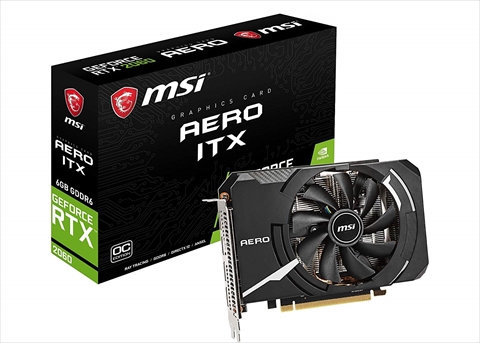 【クリックで詳細表示】GeForce RTX 2060 AERO ITX 6G OC