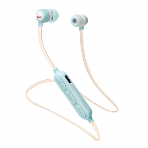 【クリックでお店のこの商品のページへ】PG-BTE5S02 BluetoothR 4.1搭載 ワイヤレス ステレオ イヤホン ブルー
