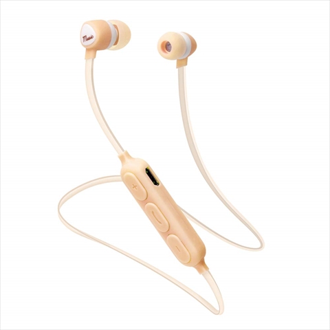 【クリックでお店のこの商品のページへ】PG-BTE5S04 BluetoothR 4.1搭載 ワイヤレス ステレオ イヤホン コーラルピンク