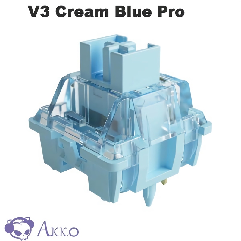 【1個】 Akko V3 Cream Blue Pro スイッチ (第3世代) ☆40個まで￥250クリックポスト対応可能！