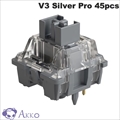 【45個】 Akko V3 Silver Pro スイッチ (第3世代) AKKO02-00006