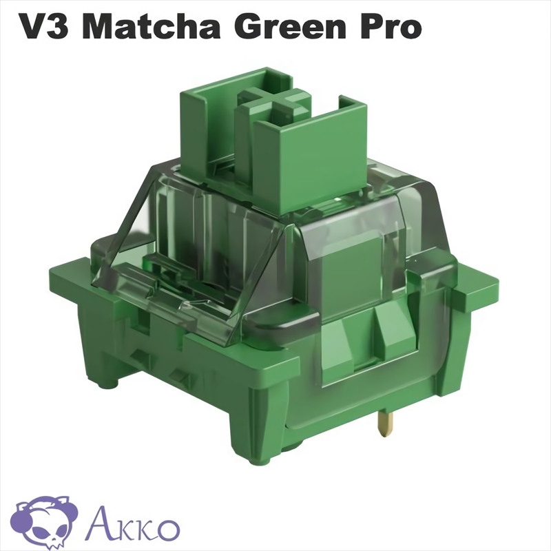 【1個】 Akko V3 Matcha Green Pro スイッチ (第3世代) ☆40個まで￥250クリックポスト対応可能！