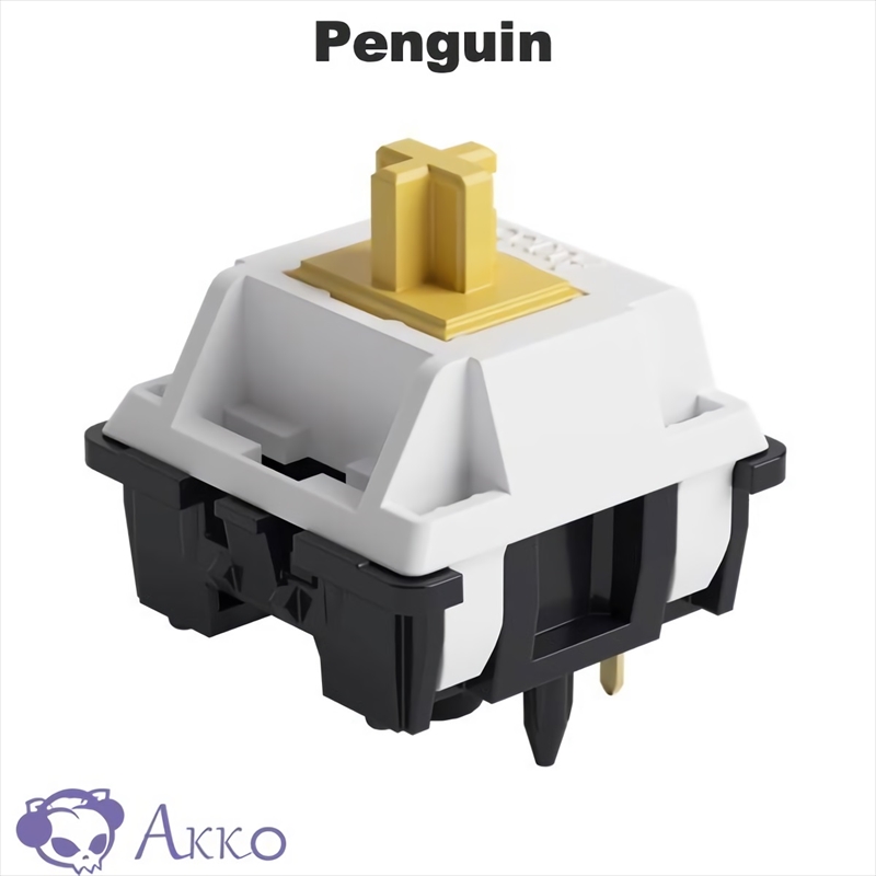 【1個】 Akko Penguin スイッチ (第3世代) Silent ☆40個まで￥250ネコポス対応可能！
