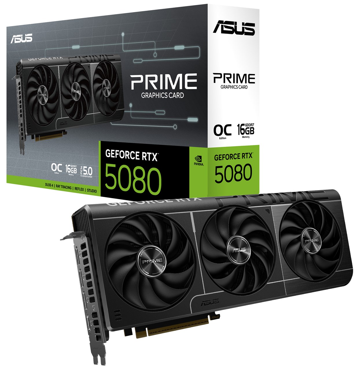 PRIME-RTX5080-O16G | GeForce RTX 5080 | NVIDIA PCI-Express