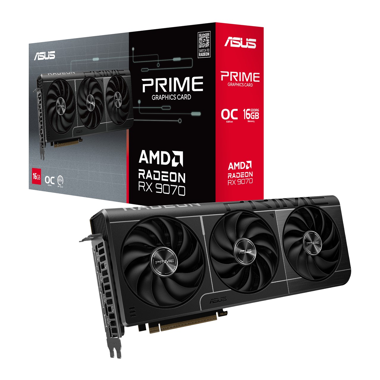 PRIME-RX9070-O16G | RADEON RX 9070 | AMD PCI-Express | ビデオ
