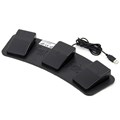 RI-FP3BK(Rev3．0) USB3連フットペダルスイッチ 静音スイッチタイプ