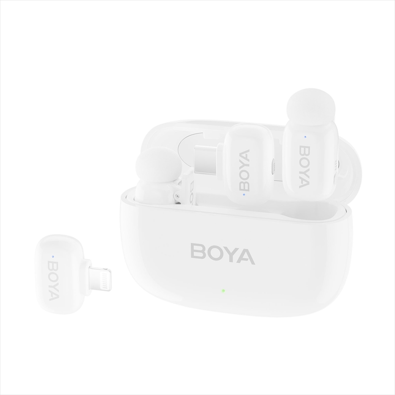 BOYA mini-13 BOYA mini-13, 2 RX+2 TX+1 CC, Type-c+Lightning, White