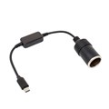 CDC-CL12V USB Type-C搭載ACアダプタなどで車載用機器に給電できるようにするアダプタ