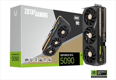 RTX5090SOC32G/ZT-B50900J-10P ZOTAC GAMING GeForce RTX 5090 SOLID OC 32GB GDDR7